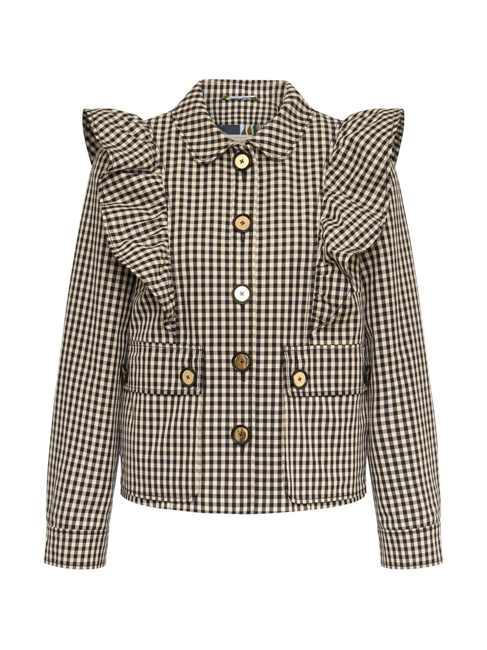 Maison Common Gingham Outdoor Jack with Ruffles Size S / 36